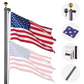 30ft Sectional Al Flag Pole