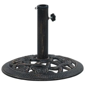 Umbrella Base Bronze 19.8 lb 15.7" Cast Iron