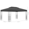 Gazebo 118.1"x157.4" Anthracite