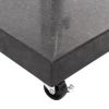 Parasol Base Granite 66.1 lb Square Black