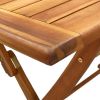 Folding Patio Table 47.2"x27.6"x29.5" Solid Wood Acacia