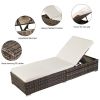 Outdoor Leisure Rattan Furniture Pool Bed / Chaise (Single Sheet)