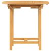 Extending Patio Table 43.3"-63"x31.5"x29.5" Solid Wood Teak