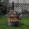 24.4'' IRON FIRE PIT OUTDOOR