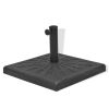 Parasol Base Resin Square Black 41.9 lb