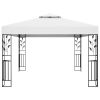 Gazebo with Double Roof 118.1"x157.5" White