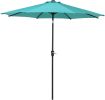 SR Patio Outdoor Market Umbrella with Aluminum Auto Tilt and Crank