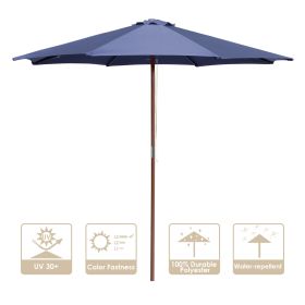 9 Ft Wooden Umbrella