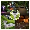 4Packs Solar Garden Lights Outdoor IP44 Waterproof Solar Pathway Lights Color Changing Landscape Lamps