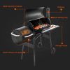 Outdoor BBQ Grill Charcoal Barbecue Pit Patio Backyard Meat Cooker Smoker