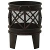 Rustic Fire Pit with Poker Å’Â¶16.5"21.3" Steell