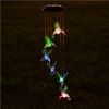 Hummingbird Solar LED Wind Chimes