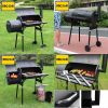 Outdoor BBQ Grill Charcoal Barbecue Pit Patio Backyard Meat Cooker Smoker