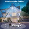 Solar Flood Light Outdoor 218 LED 2000LM;  6500K - 270Â¬âˆžAdjustable 3 Heads Solar Light;  Motion Sensor 26ft;  Waterproof IP65 Solar Powered