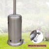 Outdoor Patio Heater 41000btu Floorstanding Propane Heater With Wheels