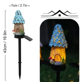 Cute Solar Garden Lights Easter Rabbit Solar LED Lights Waterproof Resin Landscape Lamp Outdoor Solar Lights Party Pathway Yard (Ships From: CN, Emitting Color: LLA0012112-E)