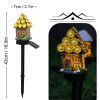 Cute Solar Garden Lights Easter Rabbit Solar LED Lights Waterproof Resin Landscape Lamp Outdoor Solar Lights Party Pathway Yard