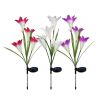 Lily Flower Multi-Color Changing LED Solar Garden Lights