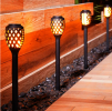 Outdoor Solar Lights;  Water-Resistant Flickering Flames Torch Light;  Landscape Decoration Lighting