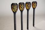 Outdoor Solar Lights;  Water-Resistant Flickering Flames Torch Light;  Landscape Decoration Lighting